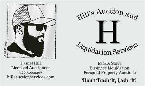 Hills auction - Another important factor in having a successful Auction is in the way you promote or market your sale. I have knowledge in promoting your sale to best suit your Auction needs. Contact me at (608) 769-4294 for more information. 2024 Goldenhillsauction.com. Site by The Pageman.